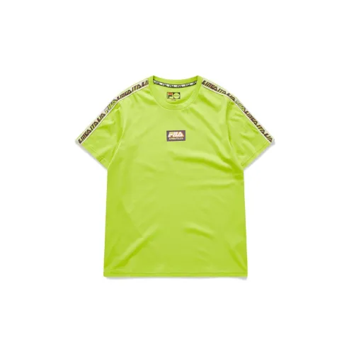 FILA FUSION T-Shirts Men Neon Yellow Green