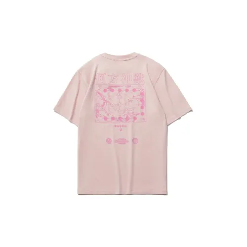 LINING CF T-Shirts Men Light Aqua Pink