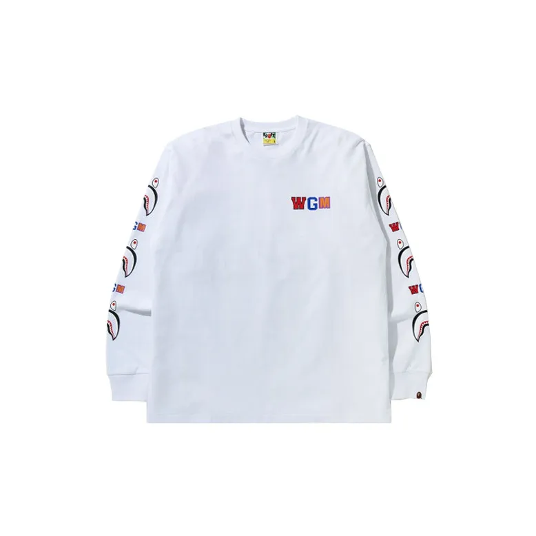 Bape Wgm Shark Relaxed Fit L/S Tee-2
