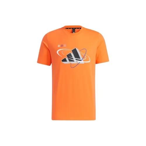 Adidas T-Shirts Men Orange