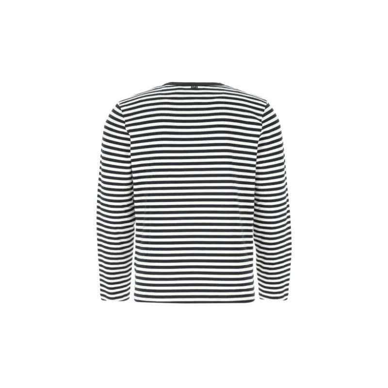 AMIPARIS De Coeur Marinière T Shirt-1