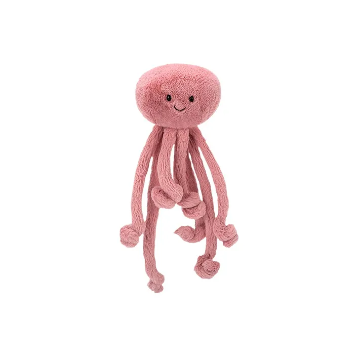 JELLYCAT Animal Collection Ellie Jellyfish Pink Dolls Plush Doll 25cm High-0