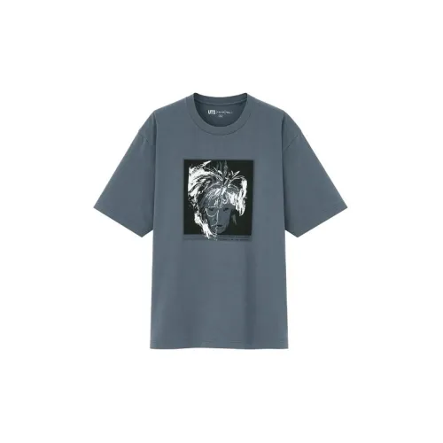 UNIQLO T-Shirts Unisex Asphalt Gray