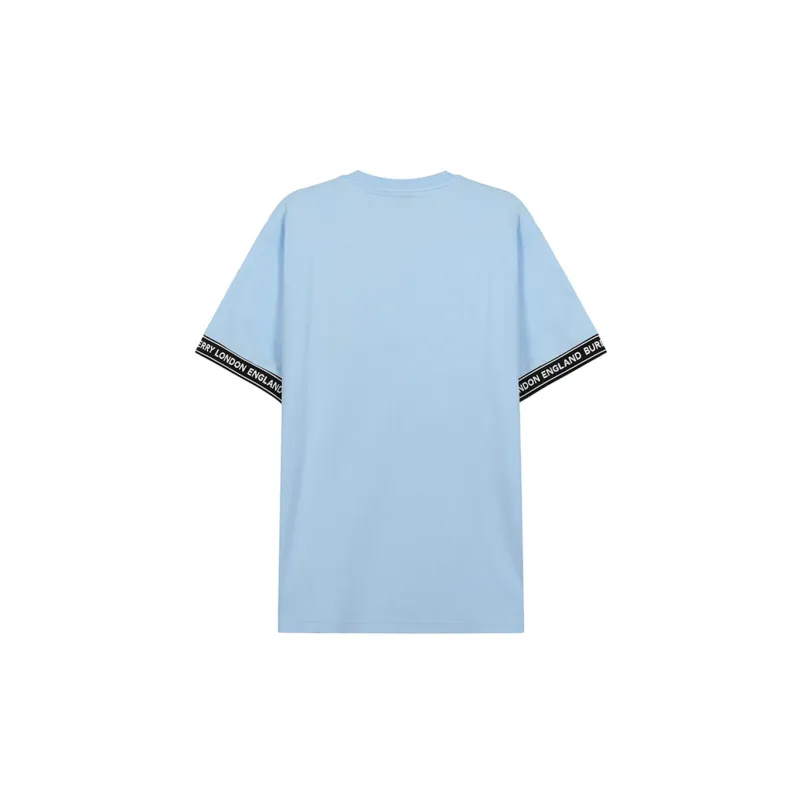 Burberry T Shirts Men Light Blue-1