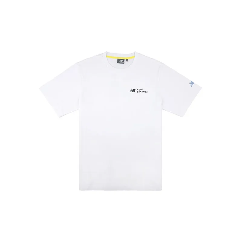 New Balance x ZERO PER ZERO Drop Shoulder Sleeve T Shirt Men's White-1