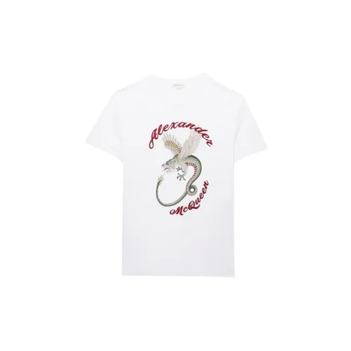 Alexander McQueen T-Shirts Men White