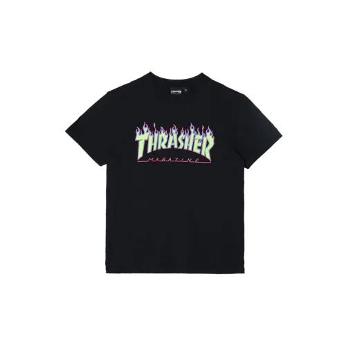 Thrasher T-Shirts Unisex Black