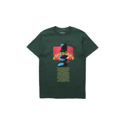 PLEASURES T-Shirts Unisex Green