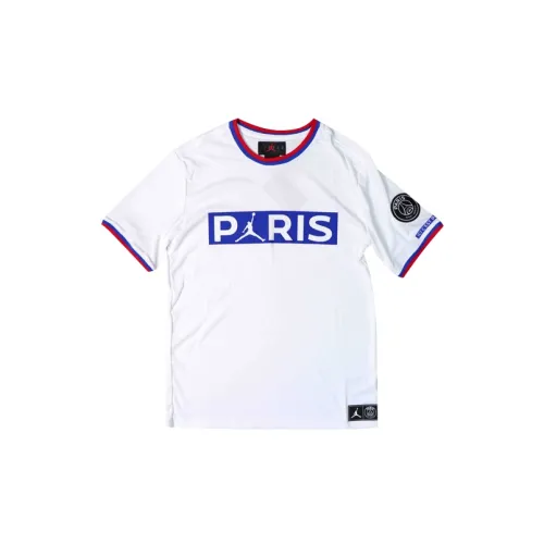 Jordan Paris Saint-Germain Team T-Shirts Men White