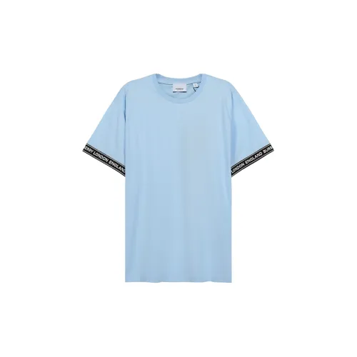 Burberry T-Shirts Men Light Blue