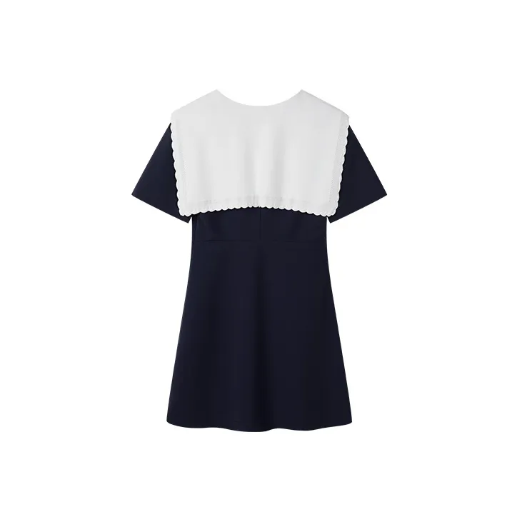 UOOYAA Beautiful Girl Warrior Series SS22 Dress Women's Navy Blue-1
