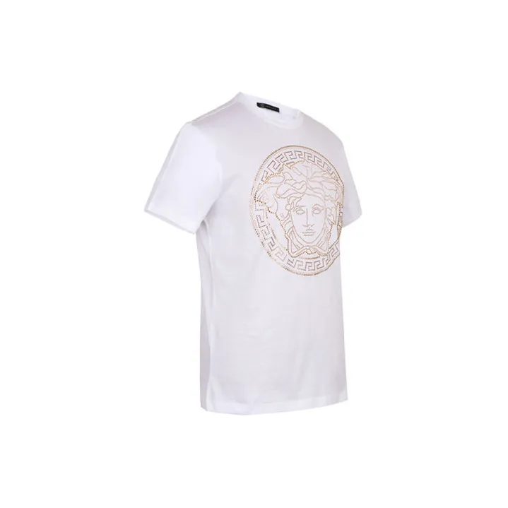 VERSACE Embellished Crewneck T-Shirt-3