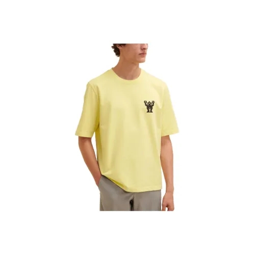 HERMES T-Shirts Men Lemon Aqua