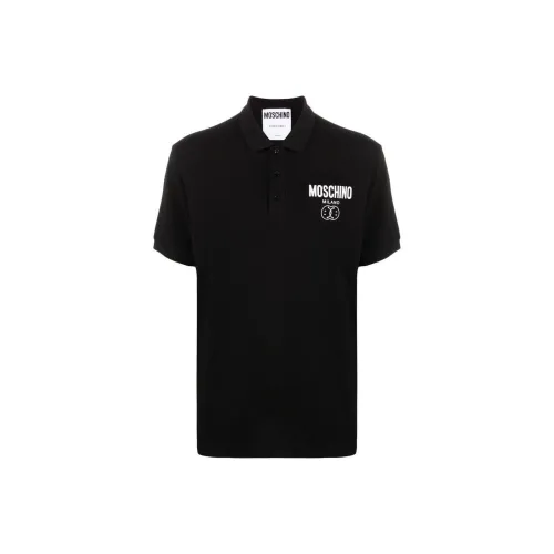 MOSCHINO Polo Shirts Men Black