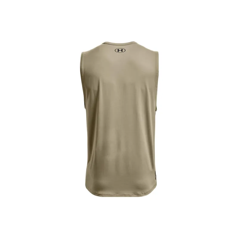 Under Armour RUSH Tank Top Men's Beige-1