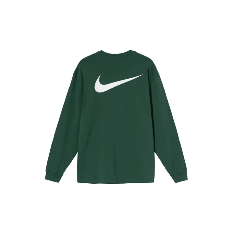 Nike X Stussy X Nike Co branded Series T Shirts Unisex Green-1