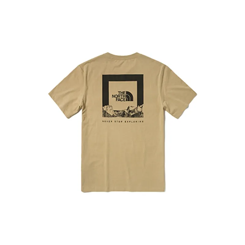 THE NORTH FACE Set in Sleeve T Shirt Unisex Khaki-1