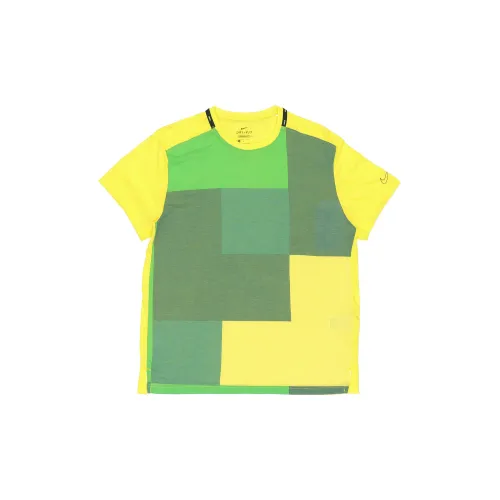 Nike T-Shirts Men Yellow/Green