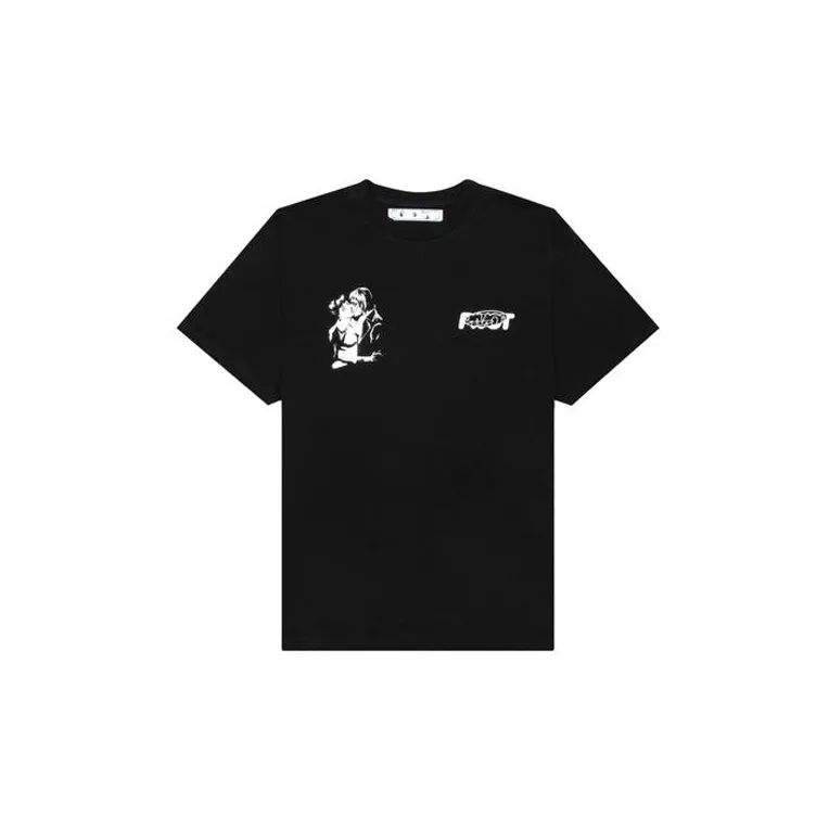 OFF WHITE Kiss 21 Print Tee-1