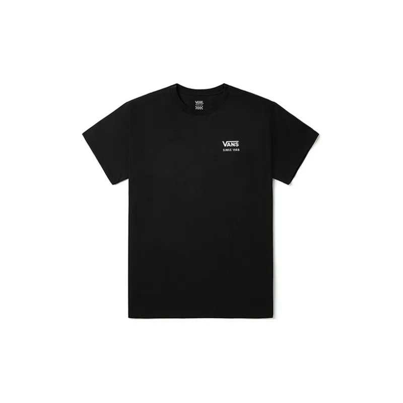 Vans Drop Shoulder Sleeve T Shirt Unisex Black-1