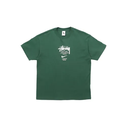 Nike Stussy X Nike Co-branded Series T-Shirts Unisex Green