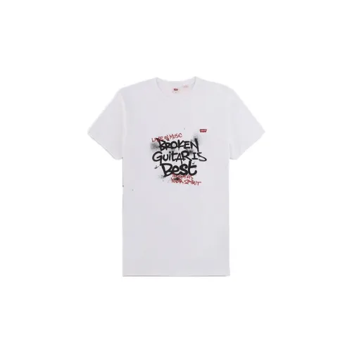 Levis x MVM Series Men’s Printing Short Sleeve White T-shirt