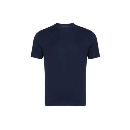 PRADA T-Shirts Men Navy