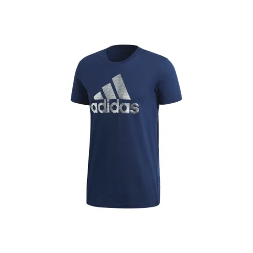 Adidas T-Shirts Men Blue