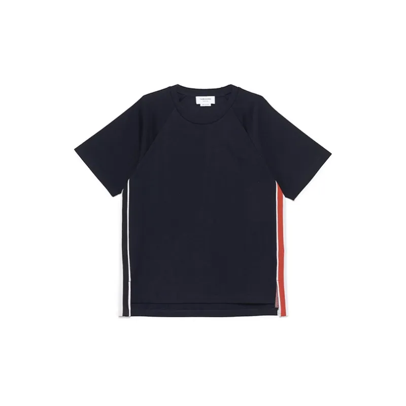 THOM BROWNE T Shirts Men Marine Blue-1