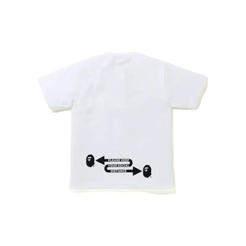 Bape Social Distance Big Ape Head Tee-1