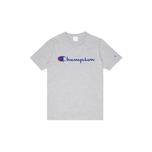 Champion T-Shirts Unisex Light Gray