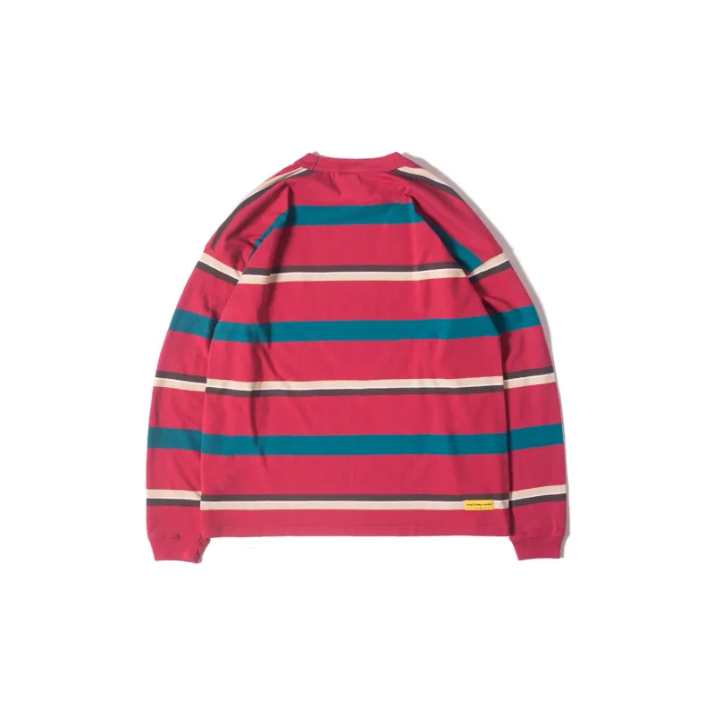 DAKYAM Straight Long Sleeved T Shirt Unisex Multicolor-1