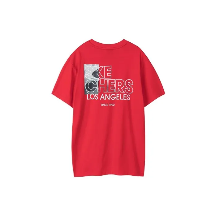 Skechers Olson T-Shirt Men's Race Red-1