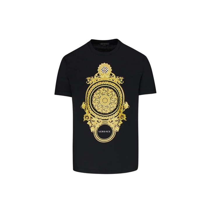 VERSACE T shirt Men Black POIZON