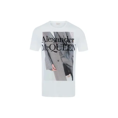 Alexander McQueen T-Shirts Men White