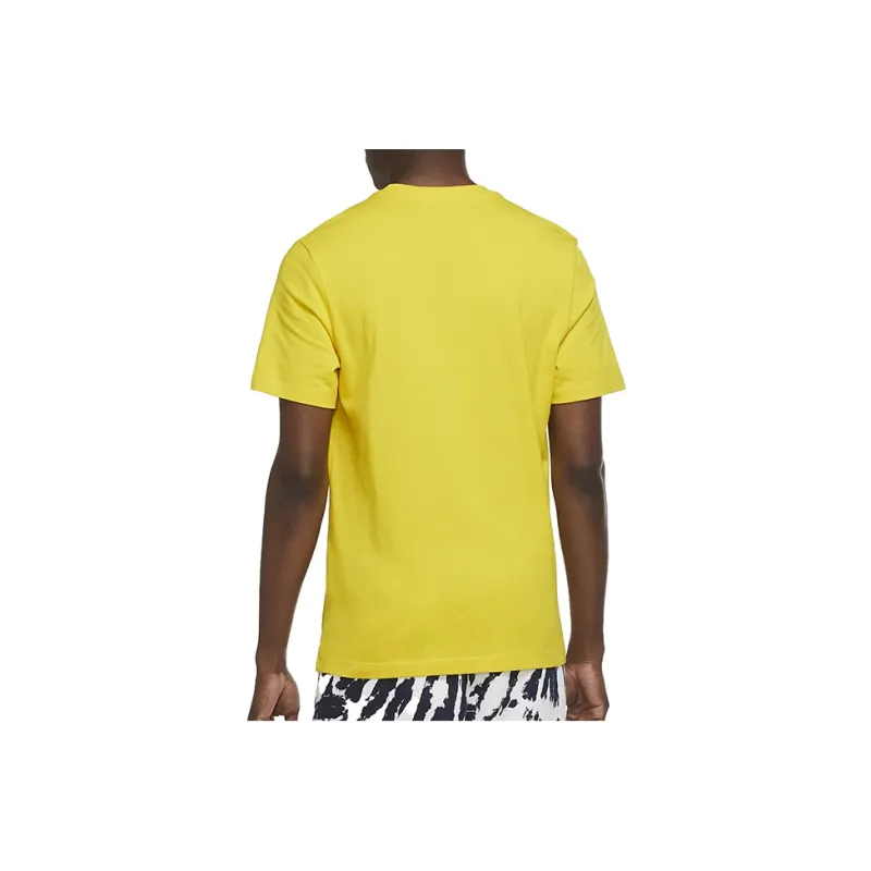 Nike T Shirts Men Yellow-1