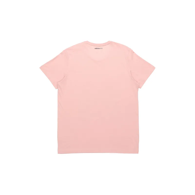 Adidas Neo Set-in Sleeve T-Shirt Men's Pink-1