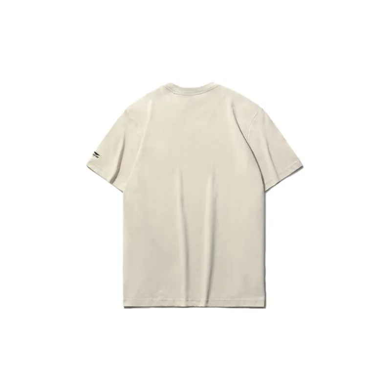 LiNing T Shirt Men's Silver Fish Gray-1