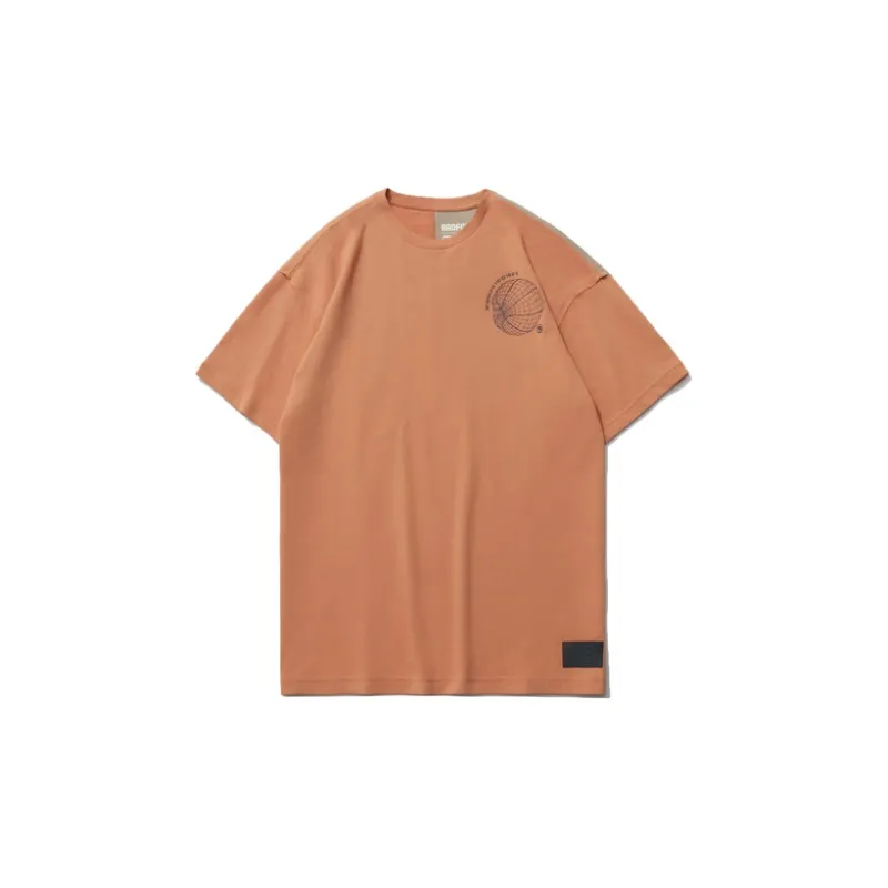 LINING Badfive T Shirts Men Partridge Umber-1