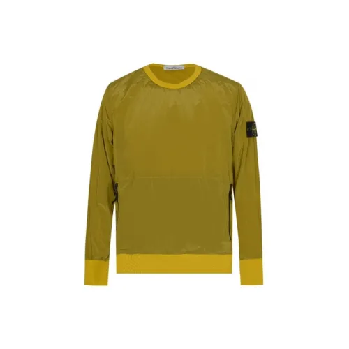 STONE ISLAND T-Shirts Men Yellow