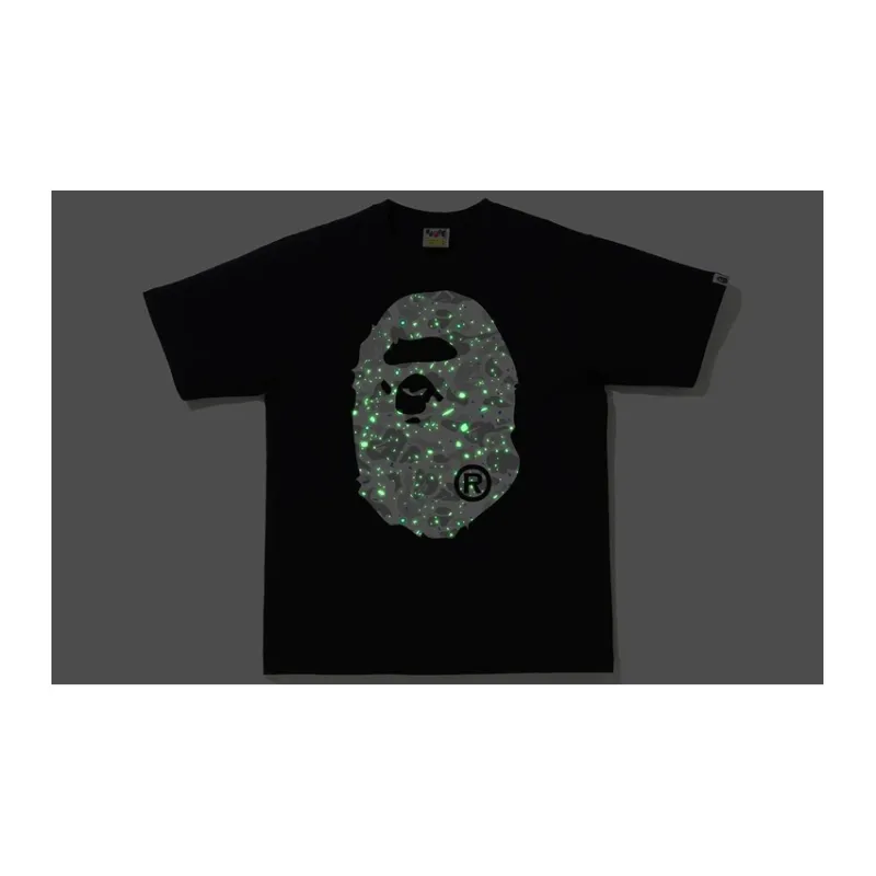Bape Space Camo Big Ape Head Tee-1