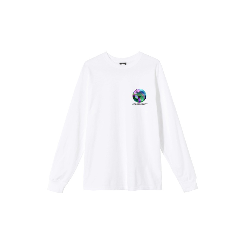 Stussy Iridescent 8 Ball L/S Tee - POIZON