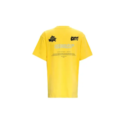 OFF-WHITE SS21 T-Shirts Men Yellow