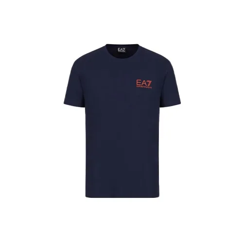 EMPORIO ARMANI T-Shirts Men Blue