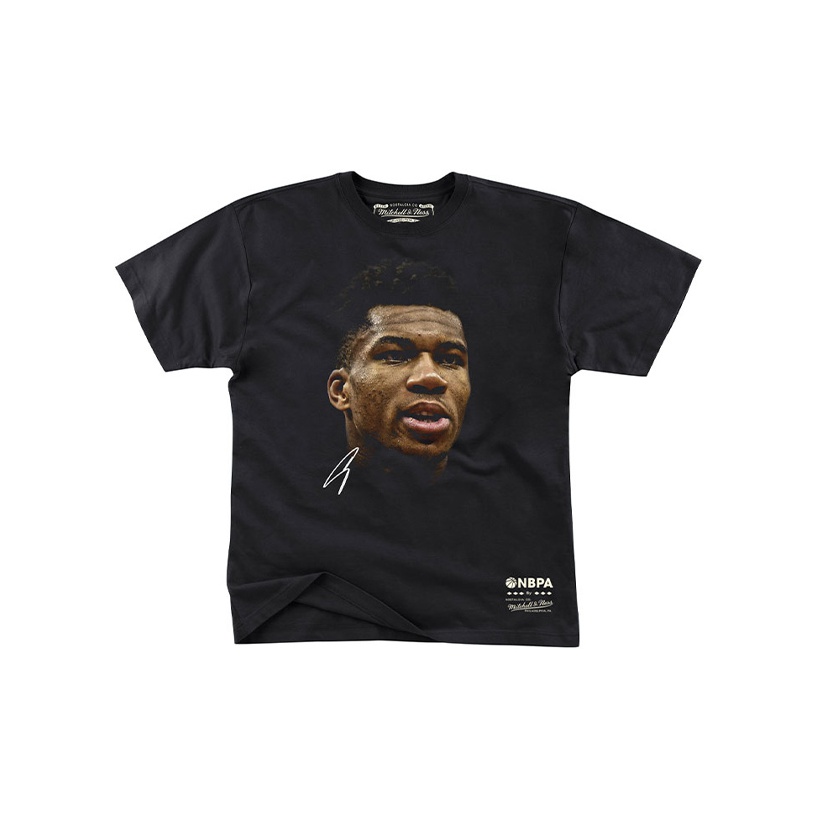 Mitchell Ness T-Shirts Unisex Black S - POIZON Mitchell Ness T-Shirts Unisex Black S - POIZON