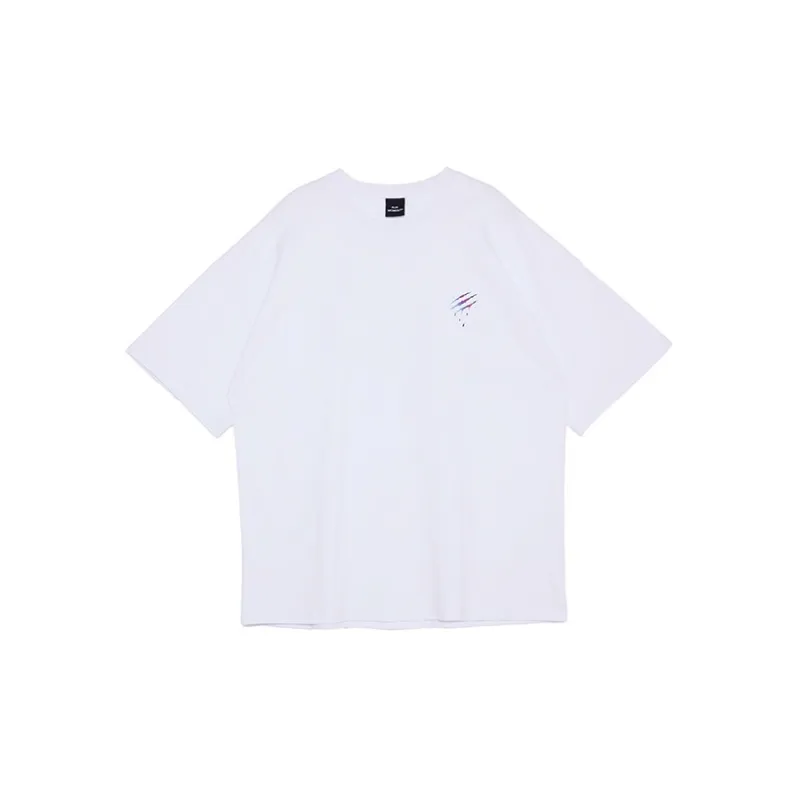Suamoment Short Sleeved T Shirt Unisex White-1