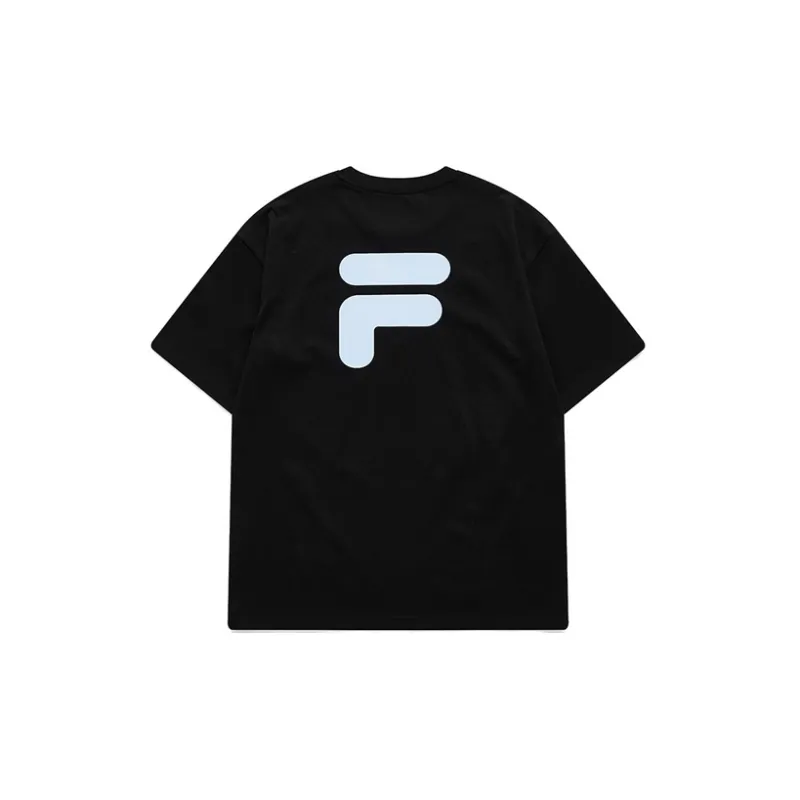 FILA FUSION Sports Life Collection T Shirt Unisex Black-1