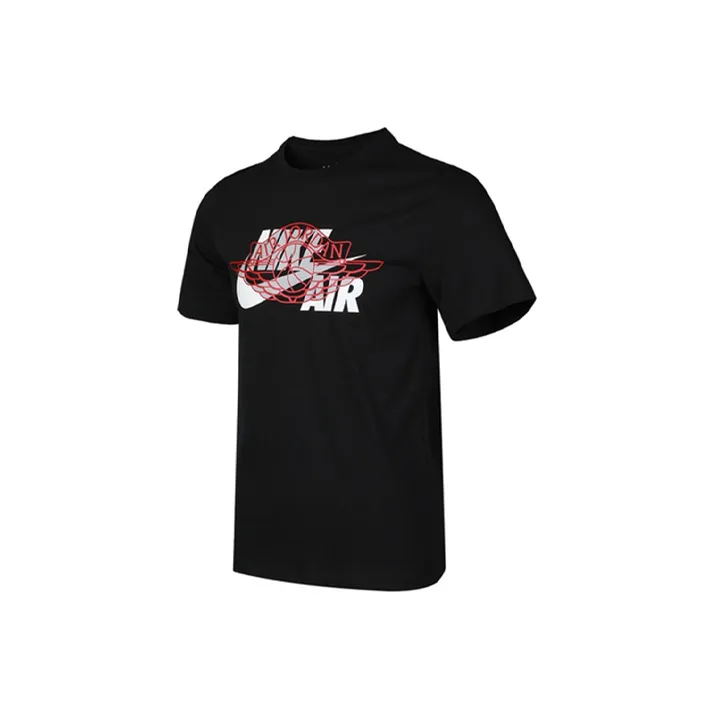 Jordan Air T Shirts Men Black-2
