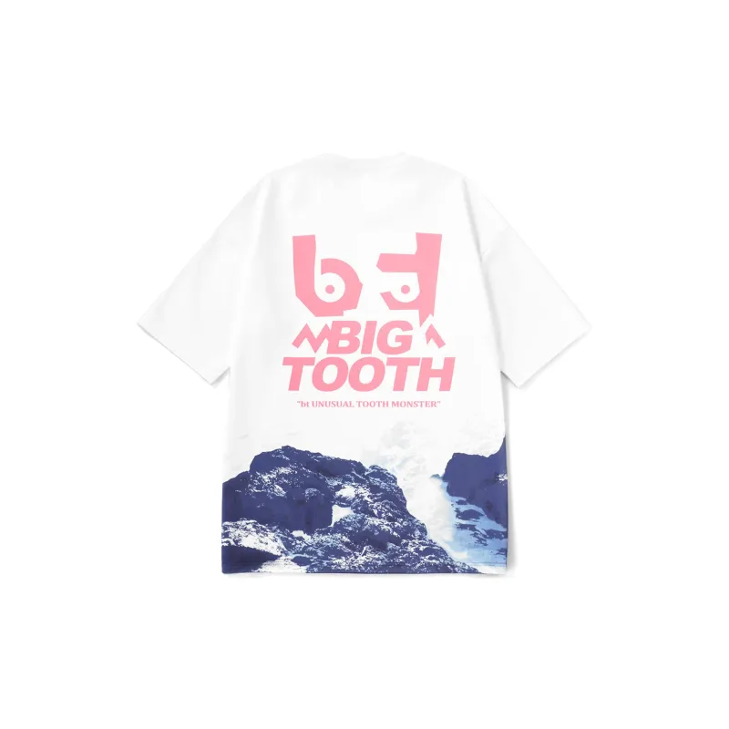 Bt Elbow-Length Sleeved T-Shirt Unisex White-1