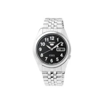 SEIKO Series 5 Automatic Mechanical Movement Watch Men's Watches Black Dial SNK381K1